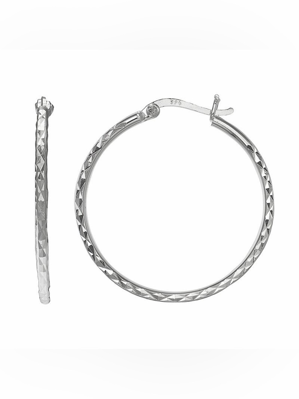 PRIMROSE STERLING SILVER HOOPS
